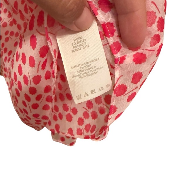 Boden Pink and White Polka Dot Blouse - Picture 4 of 6